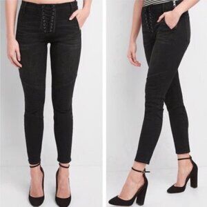 Gap True Skinny Ankle Jeans - Lace Up